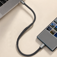 XTAURI Cable de Carga Magnético USB C de 1.5M, Cable USB de Carga Rápida PD 240W, Tipo C a C, Negro