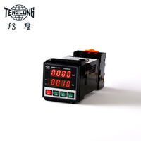 Contador de Longitud Digital JDM11-4S, Medidor Electrónico LCD de 4 Dígitos, CA 220V CC 24V, Plástico, Certificado CE, para Medir Longitud de Cables Textiles