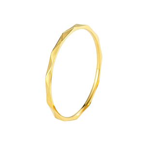 Chaud à la mode unisexe en acier inoxydable petites bagues or Rose plaqué or à la mode mariage/fête/idées cadeaux pour hommes femmes - Product Image 2