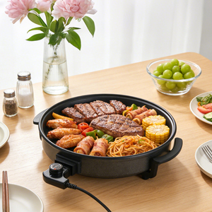 Multifunctional <strong>Electric</strong> Non-stick Pizza <strong>Pan</strong> with 180-degree Open Design RV &amp; Home Use - Product Image 4