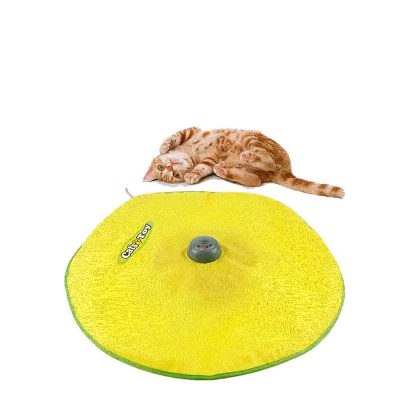 Luxury Quality Cat Wand Turntable Four Speed Rotating Amusement Interactive Pet Toy Cat Toys For Indoor Cats