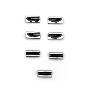 Autocollant rectangulaire auto-adhésif argenté brillant pour boutons de commande de fenêtre Bmw, pour X1 X3 X4 1 3 4 5 7 Series - Product Image 2