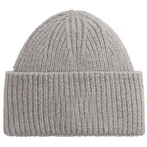Wholesale 100% <b>Wool</b> Jacquard Knitted Winter <b>Beanies</b> Custom High Quality OEM Lightweight Warm Breathable Unisex Adults - Product Image 1