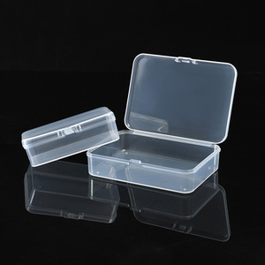 Rectangular Transparent Plastic Storage Box With Lid For Small Parts Packaging And Organization - Product Image 3