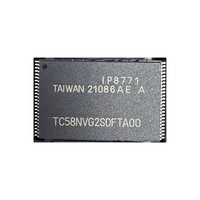 Sirkuit Terpadu Asli IC TC58NVG2S0FTA00 Memori Flash 4Gbit IC Chip 25ns