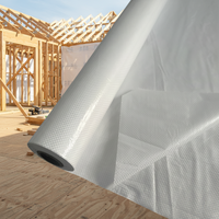 Toile en PE recyclable et écologique de largeur maximale 3m, bâche en tissu tissé laminé HDPE pour machine d'emballage automatique