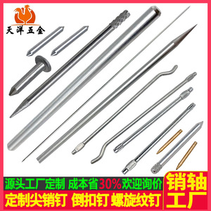 Taper Pins Standard 0.6-20mm Round Head General Usage Customizable Non Standard Inverted Spiral Pattern Pins - Product Image 4