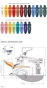 CE/<span class=keywords><strong>S</strong></span>.G.<span class=keywords><strong>S</strong></span>/TGA Approvato TJ2688G7 Dentale <span class=keywords><strong>Unit</strong></span>à Sedia Dentale con Multi-Angolo Altalena Braccio Vassoio Superiore - Product Image 5