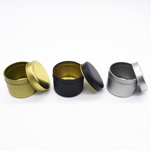 Envase de Metal Redondo de Lujo para Velas, Recipientes de 4oz con Tapas para Viajes, Caja de Almacenamiento para Velas Aromáticas - Product Image 5