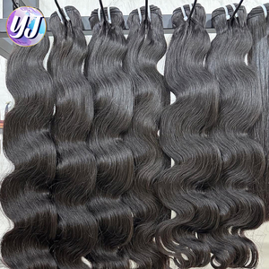 Yajie Ấn Độ Chưa Qua Chế Biến Nguyên Phần Mở Rộng Tóc Cơ Thể Tự Nhiên Sóng Bó Bouncy Trinh Nữ Remy Tóc Con Người Thẳng Phong Cách - Product Image 4