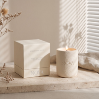 Fournisseur d'usine : Tasses en céramique vides de luxe de 10 oz avec boîte pour la fabrication de bougies, l'emballage cadeau et la décoration intérieure