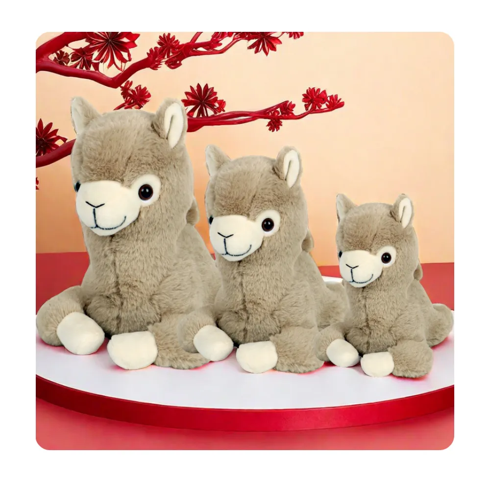Güzel peluş alpaka oyuncak bebekler yumuşak peluş hayvan keçi koyun oyuncaklar dolması karikatür alpaka yastık kanepe çocuklar için noel hediyeleri
