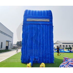 Tobogán Acuático Inflable Comercial de PVC Iridiscente Tropical, Combo de Tobogán y Piscina Gigante con Forma de Palmera para Parque Acuático - Product Image 5