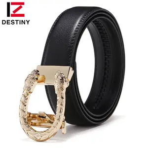 Fashion Gold Silver Snake Luxury Famous Brand Designer Men Genuine Leather Belt