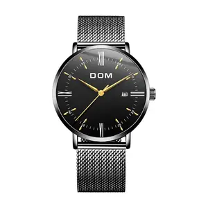 OEM Custom Logo Simple Manufacturer Mainly Focus Custom Logo Men Luxury Quartz Watch Factory with Competitive Price For Men