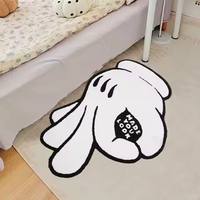 OEM Design 3D fait à la main tufté tenture murale personnalisé découpé à la main tapis en forme de tapis