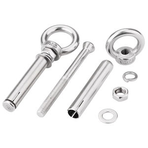 Jangkar ekspansi baut mata baja tahan karat 304 dengan kait cincin sekrup ekspansi Universal tipe panjang M6 M8 M10 M12 - Product Image 2