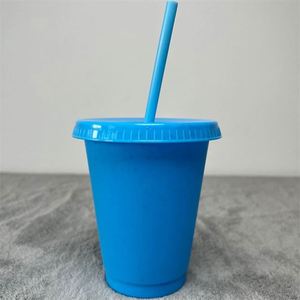 Paquete de Regalo de Viaje, Vasos Reutilizables de Plástico PP Esmerilado con Purpurina de 16 oz y 24 oz, Juego de 5 Vasos Fríos a Prueba de Fugas con Tapas Planas para Fiestas - Product Image 2
