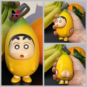 Pastelli Shinchan divertente <span class=keywords><strong>serie</strong></span> di frutta Banana Costume GK figura modello statua decorazione da collezione - Product Image 4