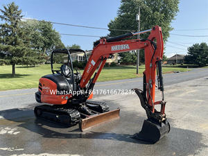 Mini-excavatrice d'occasion de marque supérieure, machine de terrassement hydraulique, micro-excavatrice Kx040-4, excavatrice d'occasion à vendre - Product Image 2