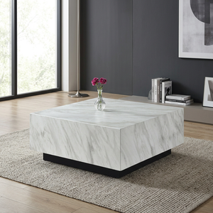 Malaysia Marble <b>Coffee</b> <b>Table</b> Luxury Customized Modern ECC Material Durable Heat Stain Resistant ECO CT 7036 Design Home Office - Product Image 3