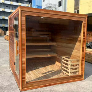 Sauna Moderna Boyce in Cedro Rosso Occidentale, 9KW, Infrarossi Lontani, Vapore Secco, Capacità per Una Persona, Repellente Naturale per Insetti, Aroma Ricco - Product Image 6