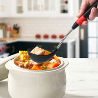 Peralatan Dapur Ramah Lingkungan Tahan Panas 7 Buah Set Peralatan Masak Silikon Dengan Spatula Berlubang dan Sendok untuk Memasak