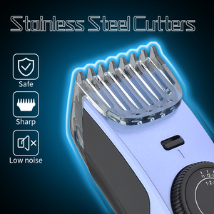 Tondeuse à <span class=keywords><strong>cheveux</strong></span> sans fil professionnelle personnalisable avec logo, économique, rechargeable, pour hommes, usage domestique - Product Image 3