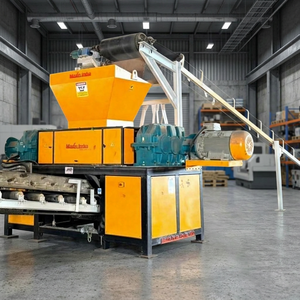 Broyeur de déchets plastiques le plus populaire, broyeur de plastique électrique à double arbre semi-automatique, capacité supérieure à 5000 kg/h - Product Image 1
