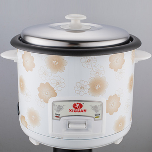Olla <span class=keywords><strong>arrocera</strong></span> eléctrica pequeña para el hogar, Color de flor marrón con accesorios, taza medidora, Cocina Rápida para Cocina - Product Image 2