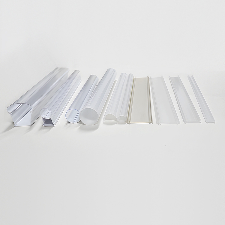 JS 1440 Plastic Profile - Custom PVC Building Material for LED Street Lamps