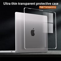 Coque rigide transparente en plastique pour ordinateur portable Macbook Neo 13 Air 13.6 15 15.3 Pro 14 14.2 16 Neo M5 M4 M3 M2 M1