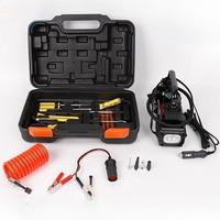 Combinaison Auto Mini compresseur d'air pompe électrique gonfleur de pneu pompe électrique pneu Air gonfleur voiture outils ensemble