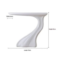 Console d'entrée moderne et élégante en pierre, table d'appoint de luxe pour la maison, la villa, le hall d'hôtel, le salon