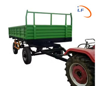 Remorque basculante automatique montée sur tracteur agricole