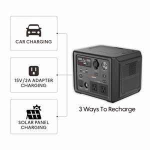 Générateur solaire d'alimentation de secours en gros 600W, station d'alimentation portable rechargeable pour la maison et l'extérieur avec fonction UPS - Product Image 3
