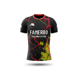 Uniforme de equipo personalizado OEM con sublimación jacquard para partidos, camiseta de fútbol para hombre, poliéster transpirable. - Product Image 3