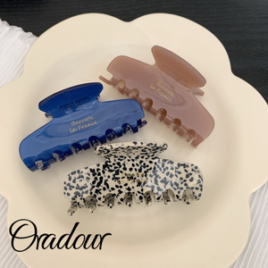 Oradour Logo personnalisé couleur 8.3cm acétate pinces à cheveux français haut de gamme accessoires de cheveux naturels simples quotidien de haute qualité - Product Image 2