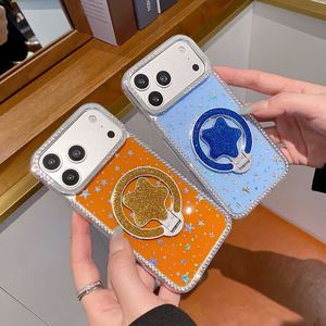 Funda para Teléfono Móvil iPhone 17 Pro Max, Modelo 2026, Diseño Creativo con Brillo de Color Caramelo, Acabado Mate Antichoque, con Anillo de Soporte - Product Image 1