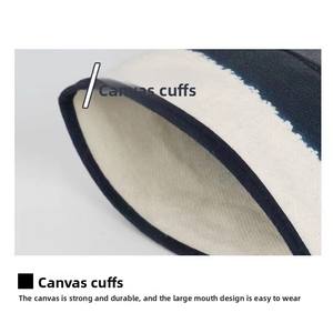 Gants de travail en nitrile intégral, résistants à l'huile, imperméables, antidérapants, stériles, à poignets droits, <span class=keywords><strong>pour</strong></span> soudeurs, gants bleus - Product Image 3