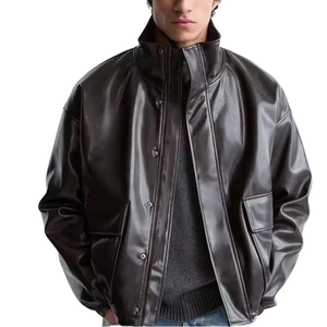 Factory Made Wholesale Price Winter Riding Made With <b>Leather</b> New Arrival <b>Jackets</b> High Quality Breathable <b>Leather</b> <b>Jackets</b> - Product Image 1