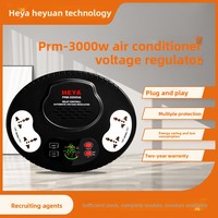 Régulateur de tension automatique monophasé PRM-3000 3KVA 220V 110V avec affichage numérique pour climatiseur, stabilisateur de puissance