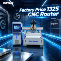 Router CNC 1325 de China con el Mejor Precio, 3 Ejes, Controlador RichAuto, Husillo de 24000 rpm, Máquina de Grabado en Madera con Monitoreo Remoto
