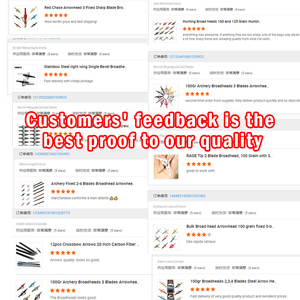 Cố định lưỡi 100/125 hạt broadheads, G5 Săn bắn cung boradheads - Product Image 5