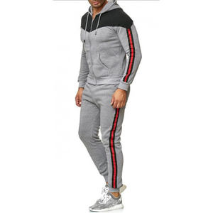 Survêtements de sport à capuche antibactériens et respirants de dernière conception pour hommes, ensembles de survêtements de jogging grande taille pour l'hiver - Product Image 5