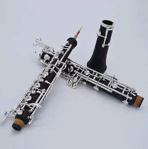 Oboe semi-automatique à 22 clés en <span class=keywords><strong>bois</strong></span> synthétique, gamme Do, clés nickelées, idéal pour les étudiants débutants, directement de l'usine - Product Image 4