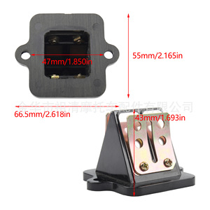 Conjunto de Bloque de Válvulas de Lengüeta Zuqing VS229 para Motocicleta de Dos Tiempos de 50cc - Product Image 2