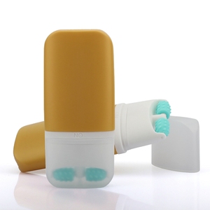 Botella de Plástico Vacía al por Mayor para Protector Solar, Envase Plano para Crema, Tubo Cosmético para Cuello y Cuerpo, Rodillo de Masaje, Loción - Product Image 4