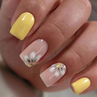 Uñas Postizas de Calidad Profesional, Precio de Fábrica, Diseño 4 de Julio, Color Prom Travel, 100% Resina ABS Virgen, Kit Completo de 24 Piezas