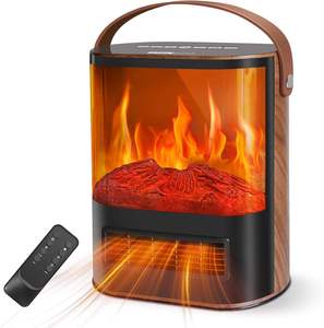 Chimenea Eléctrica Realista con Llama 3D CTSC de 1500w, Calentador para Interiores, Temporizador de 12 Horas, 7 Colores Ajustables, Control Remoto, Nuevo - Product Image 4